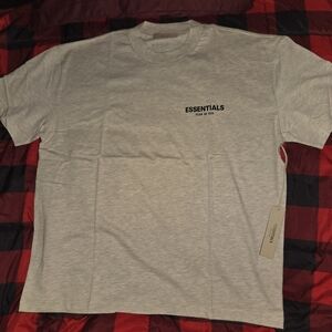 Fear of God Essentials Light Oatmeal Tee